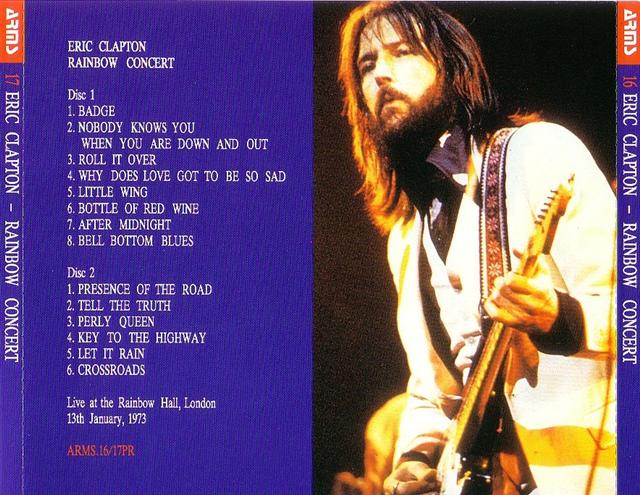 Eric Clapton / Rainbow Concert /2CD – GiGinJapan