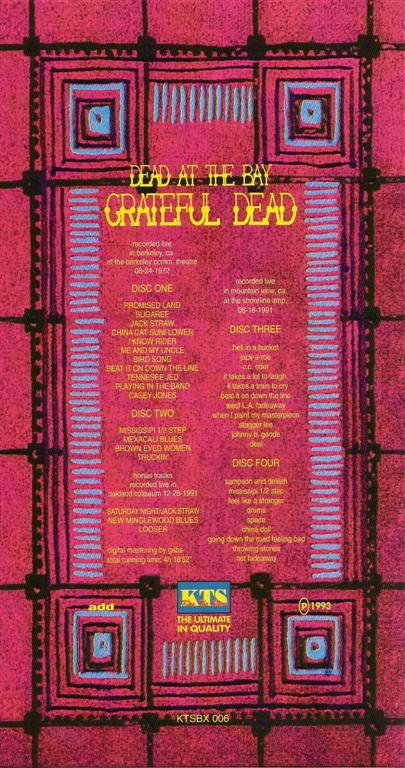 Grateful Dead / Dead At The Bay /4CD Long box – GiGinJapan