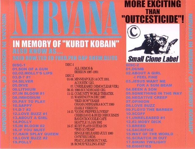 Nirvana / In Memory Of Kurdt Kobain / 2CD – GiGinJapan