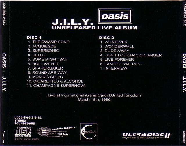 OASIS - J.I.L.Y. The Lost Live Album