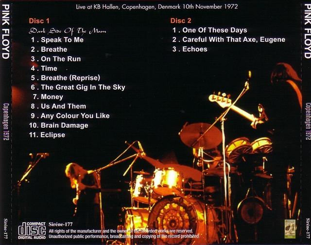 Pink Floyd / Copenhagen 1972 /2CD – GiGinJapan