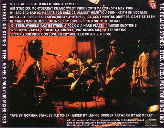 Rolling Stones / Steel Wheels monitor Mixes 1989 /1CD – GiGinJapan