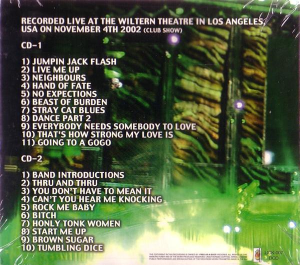 Live at The Wiltern 2CD – The Rolling Stones