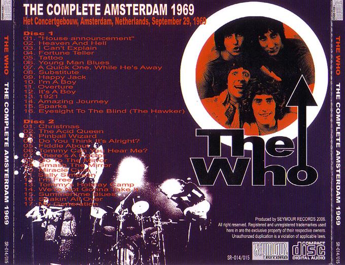 Who / The Complete Amsterdam 1969 / 2CD – GiGinJapan