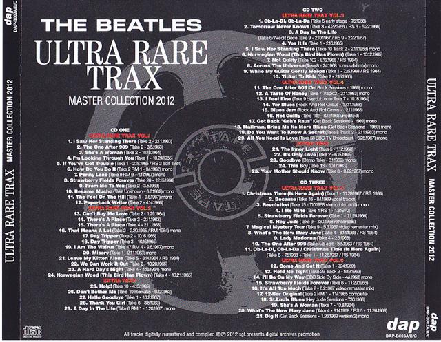 Beatles / Ultra Rare Trax Master Collection 2012 / 3CD – GiGinJapan