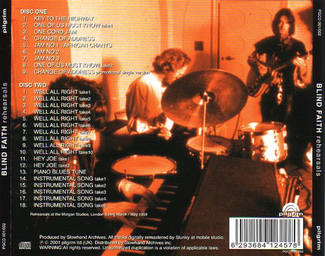 Blind Faith / Rehearsals / 2CD – GiGinJapan