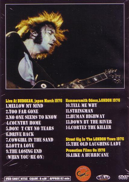 Neil Young / Live At Budokan 1976 / 1DVD – GiGinJapan