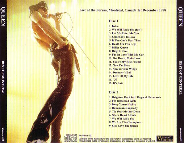 Queen / Best Of Montreal / 2CD – GiGinJapan