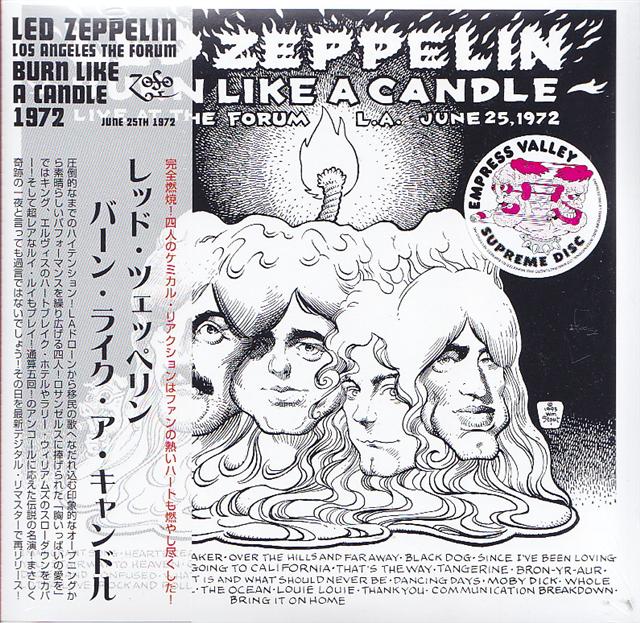 Led Zeppelin / Burn Like A Candle / 5CD Digipak With OBI Strip