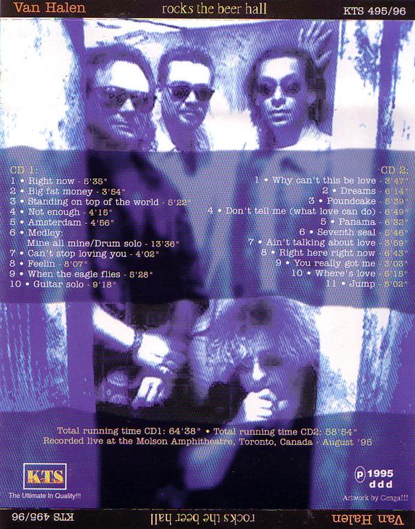 大得価お得2CD！VAN HALEN/ ROCKS THE BEER HALL/ 1995 洋楽