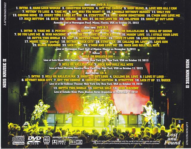 Kiss / Kiss Kruise II / 2DVDR+1CDR – GiGinJapan