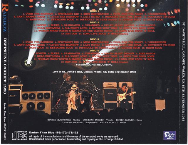 Rainbow / Definitive Cardiff 1983 / 4CD+ Programme Replica – GiGinJapan