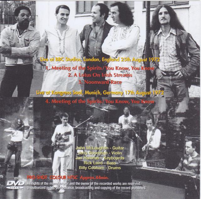 Mahavishnu Orchestra / BBC 1972 / 1 DVDR – GiGinJapan