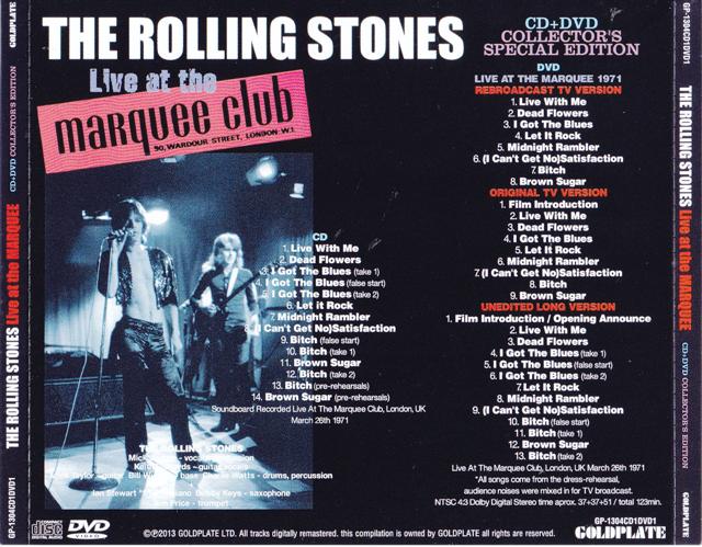 Rolling Stones / Live At Marquee / 1CD+1DVD – GiGinJapan