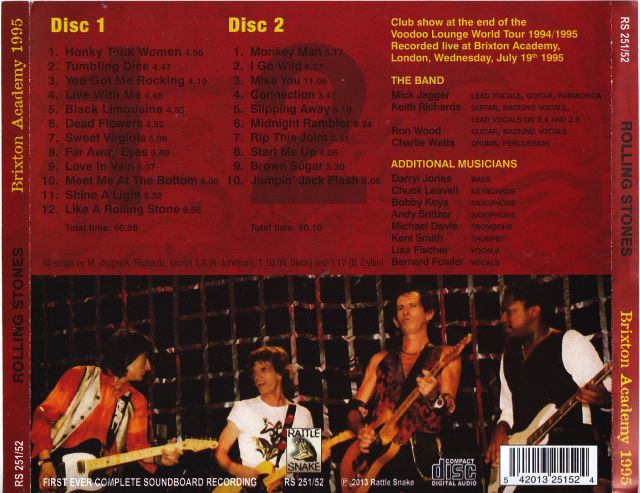 Rolling Stones / Brixton Academy 1995 / 2CD – GiGinJapan