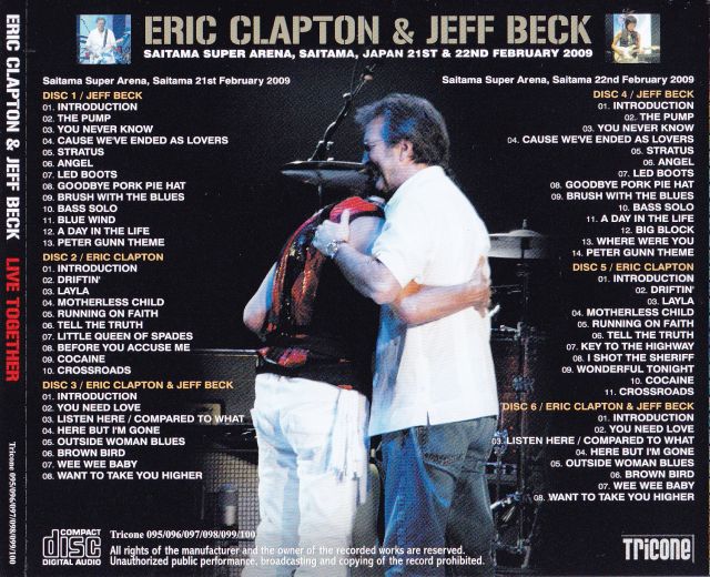 Eric Clapton & Jeff Beck / Live Together / 6CD – GiGinJapan
