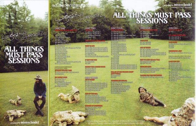 George Harrison All Thing Must Pass Sessions 6cd With Slipcase Giginjapan