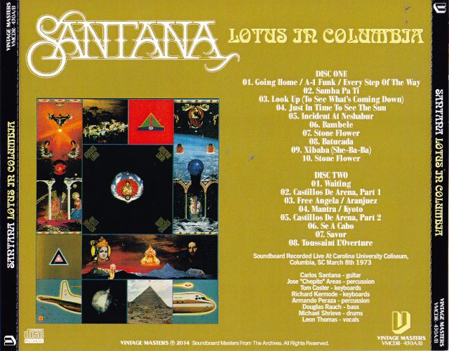 Santana / Lotus In Columbia / 2CDR – GiGinJapan