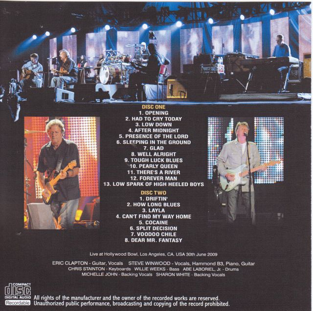 Eric Clapton & Steve Winwood / Final Night In LA / 2CDR – GiGinJapan