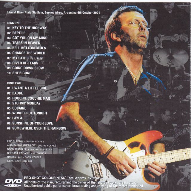 Eric Clapton / Reptile In Buenos Aires / 2DVDR – GiGinJapan