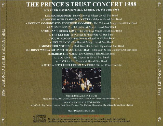 Various Artists / The Princes Trust Concert 1988 / 1CD – GiGinJapan