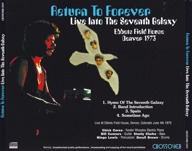 Return To Forever / Live Into The Seventh Galaxy / 1CDR – GiGinJapan