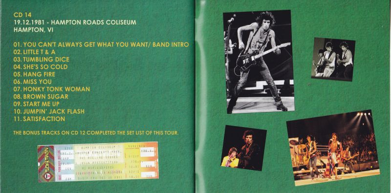 Rolling Stones / American Tour 81 Pt 2 / 14CD Box Set – GiGinJapan