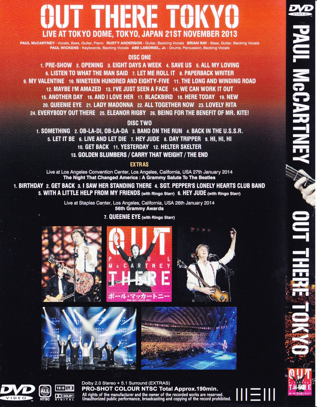 Paul McCartney / Out There Tokyo / 2DVD – GiGinJapan