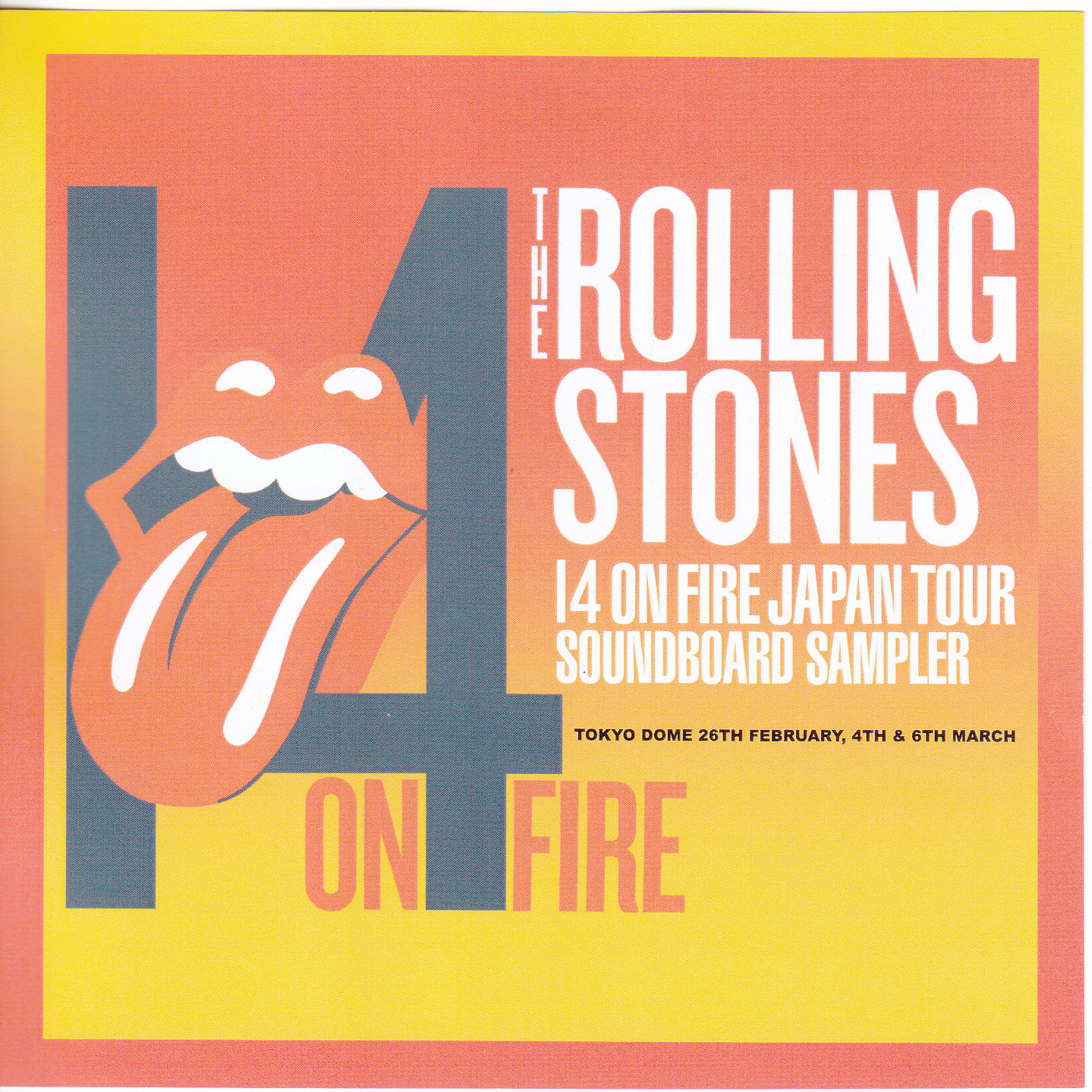 Rolling Stones / 14 On Fire Japan Tour Soundboard Sampler / 1CDR