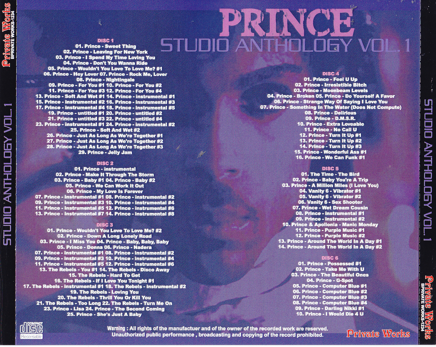 人気提案 Prince/The Complete 20 TEN Vol1 - CD