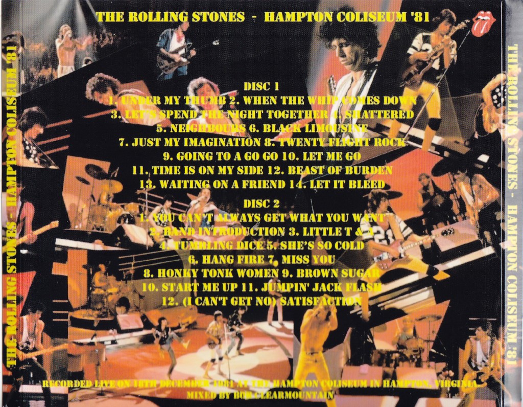 Rolling Stones Hampton Coliseum 81 2cd Giginjapan 0263