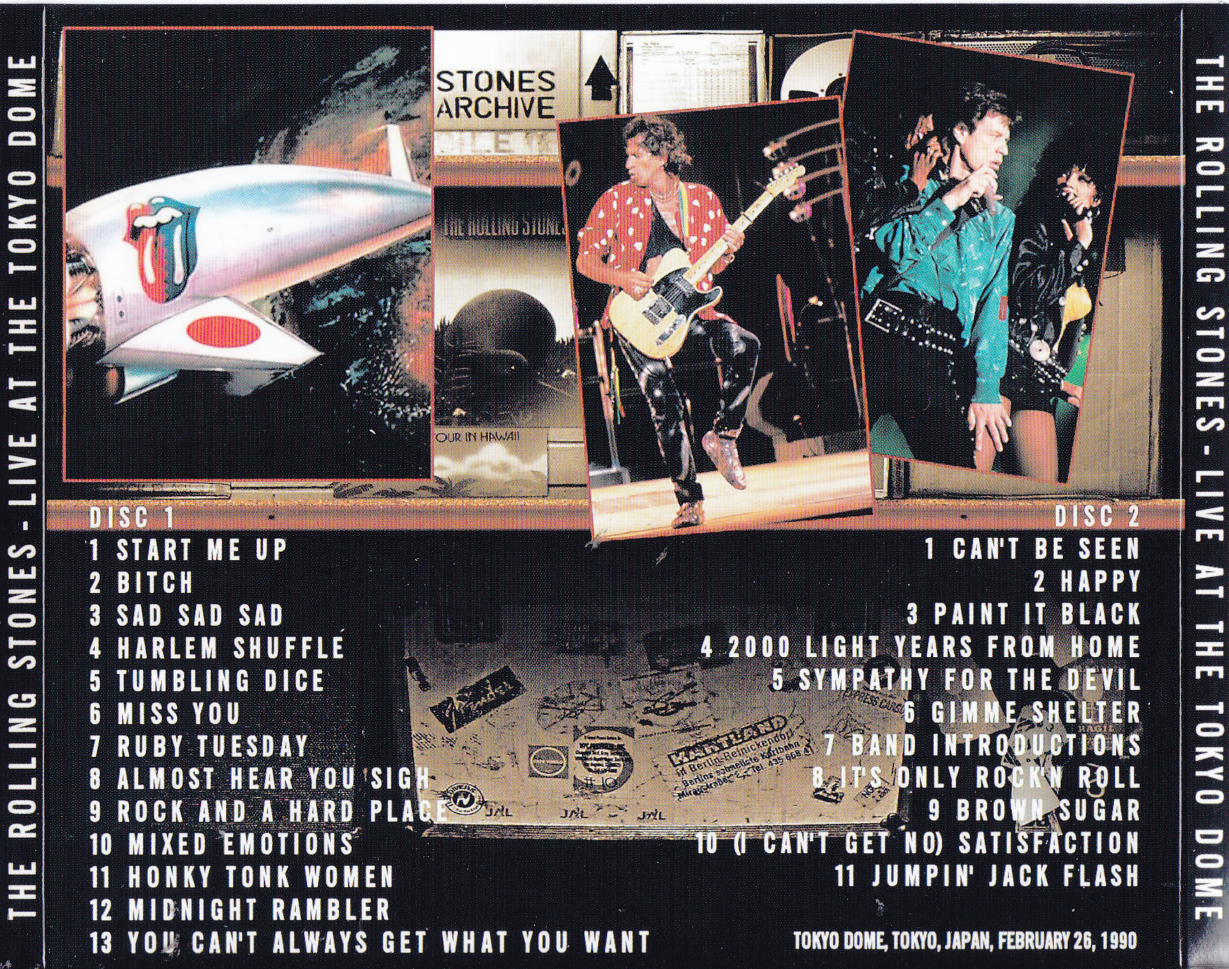 Rolling Stones / Live At The Tokyo Dome / 2CD – GiGinJapan