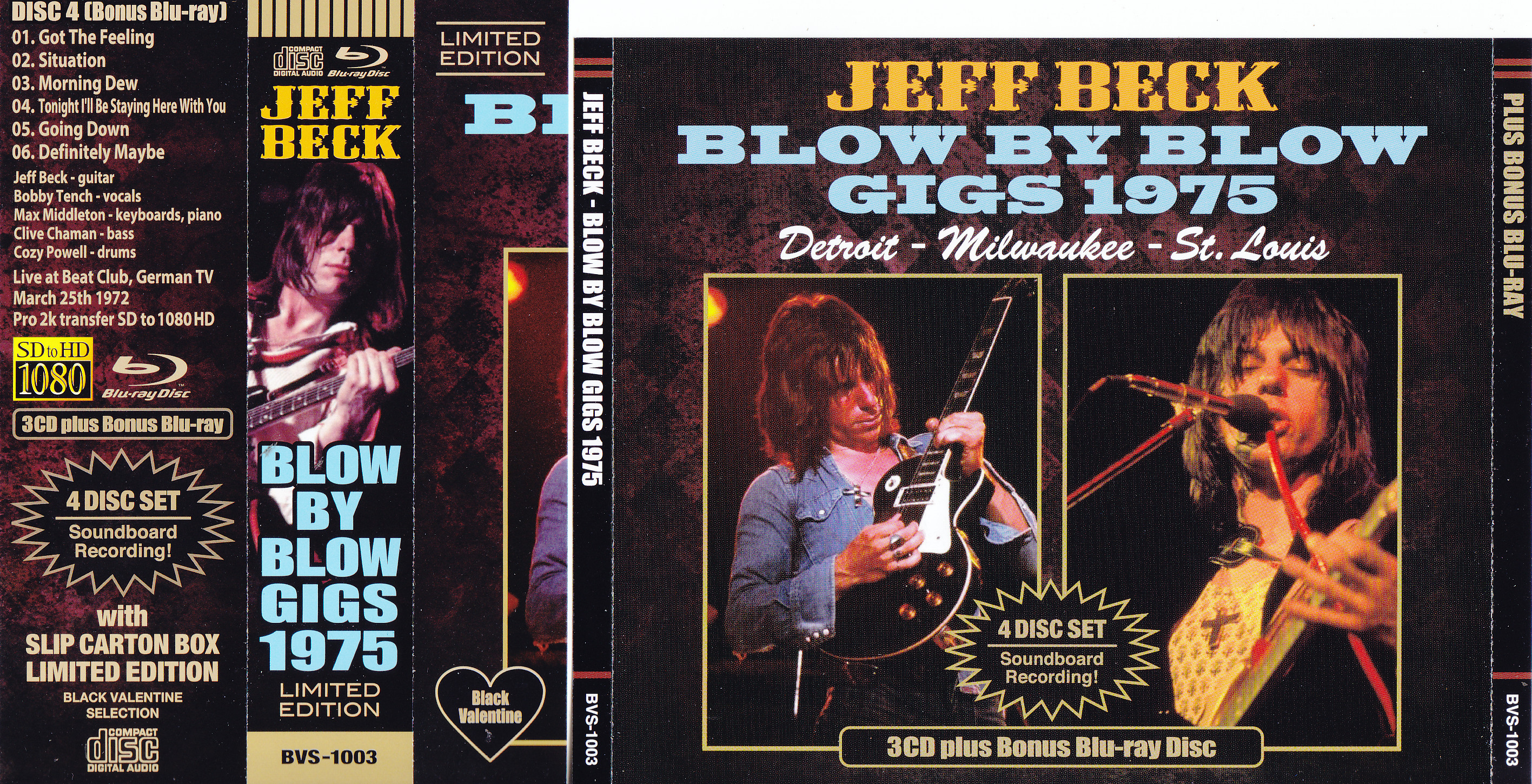 Jeff Beck / Blow By Blow Gigs 1975 Limited Edition / 3CD+1Bonus