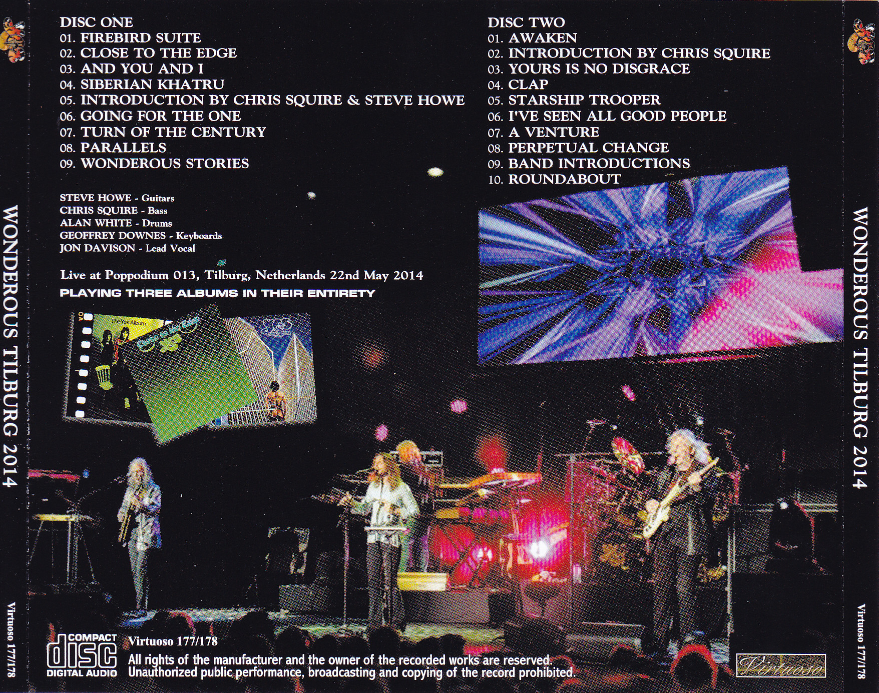 YES / Wonderous Tilburg 2014 / 2CD – GiGinJapan