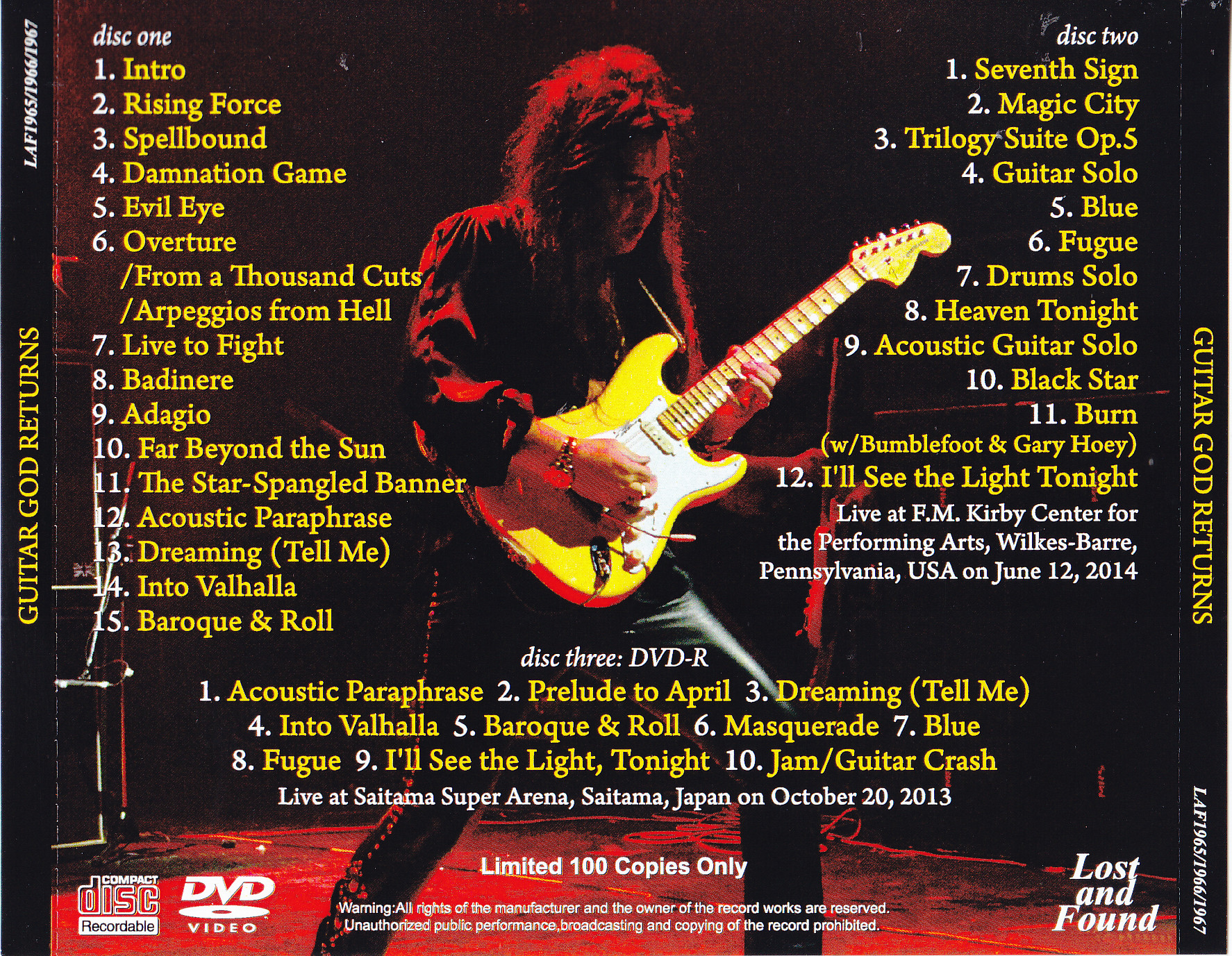 YNGWIE MALMSTEEN Complete Polydor Box JPN Mini-LP CD (Van Halen