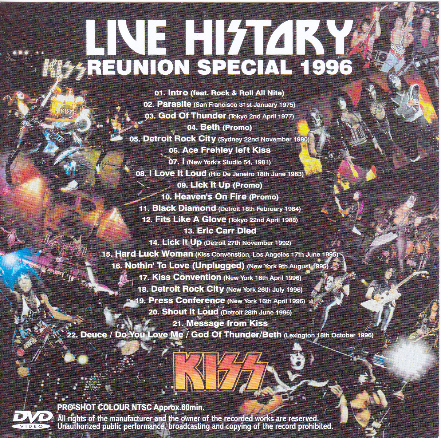 Kiss / Live History Reunion Special / 1DVDR – GiGinJapan