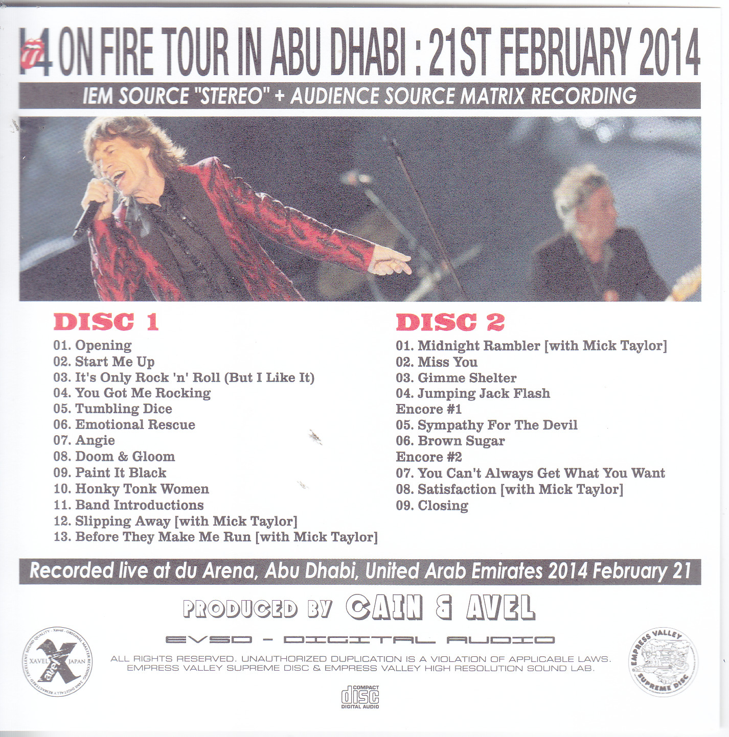 Rolling Stones / 14 On Fire Japan Tour / 14CD+1Bonus CD Box Sets –  GiGinJapan