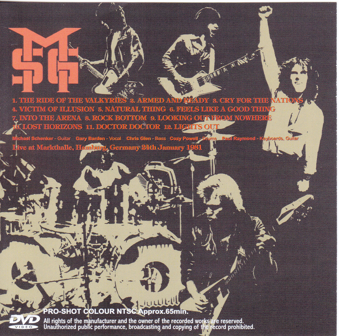 Michael Schenker Group / Rockpalast 1981 / 1DVDR – GiGinJapan