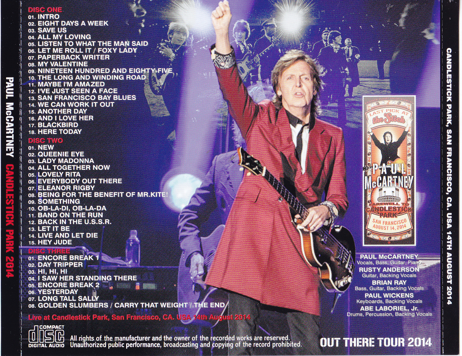 Paul McCartney / Candlestick Park 2014 / 3CD – GiGinJapan