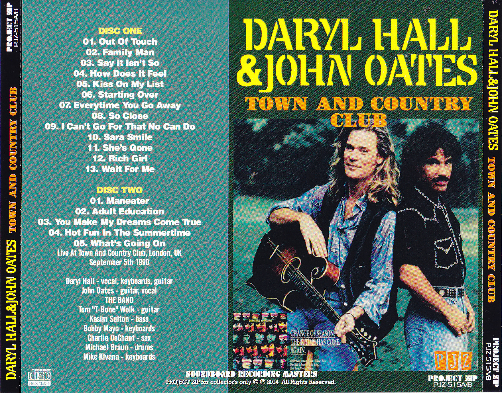 Daryl Hall & John Oates / Town And Country Club / 2CDR – GiGinJapan