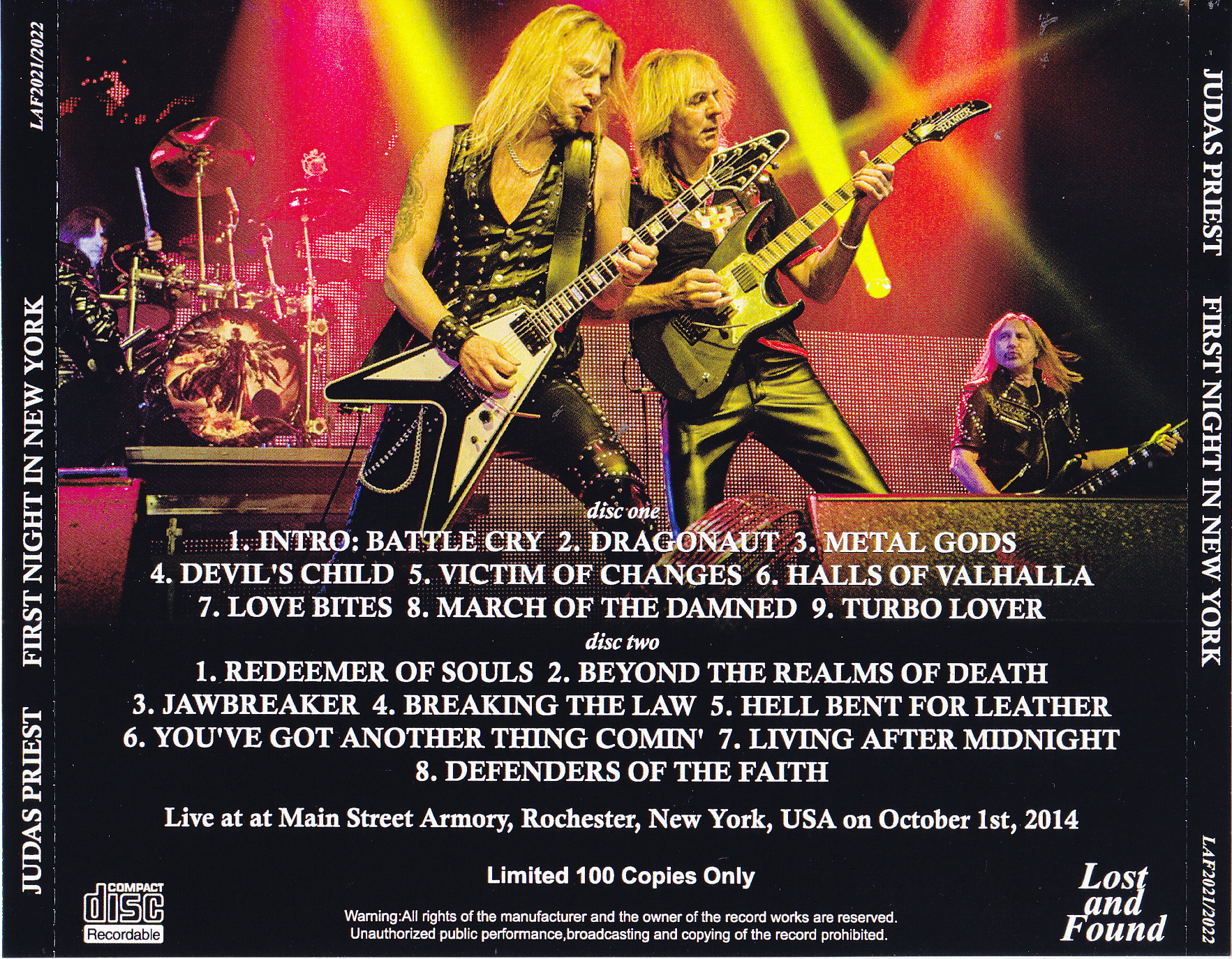 Judas Priest / First Night In New York / 2CDR – GiGinJapan