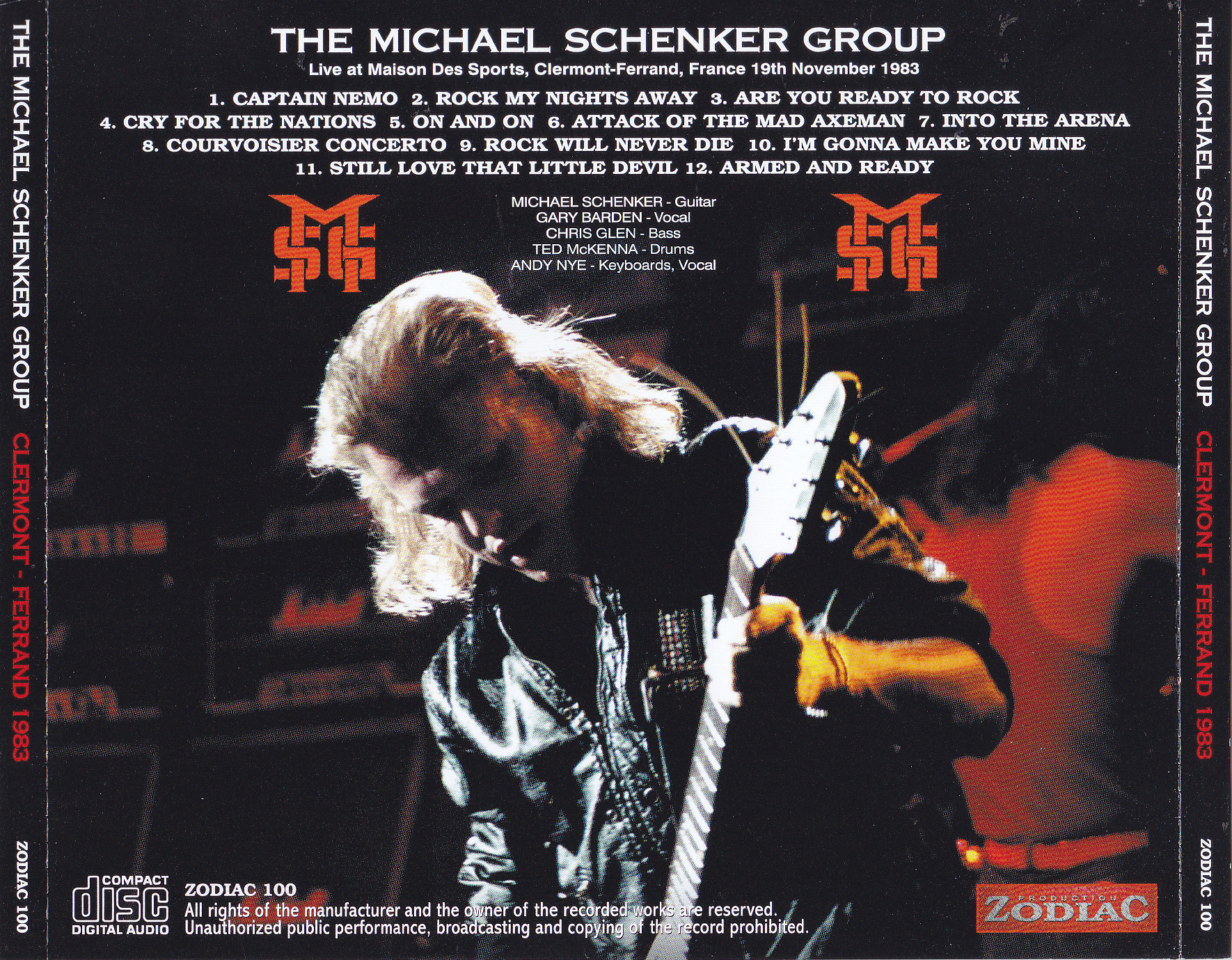 超レア盤 MICHAEL SCHENKER ''LIVE'' AT AGE 11 WITH THE ENERVATES