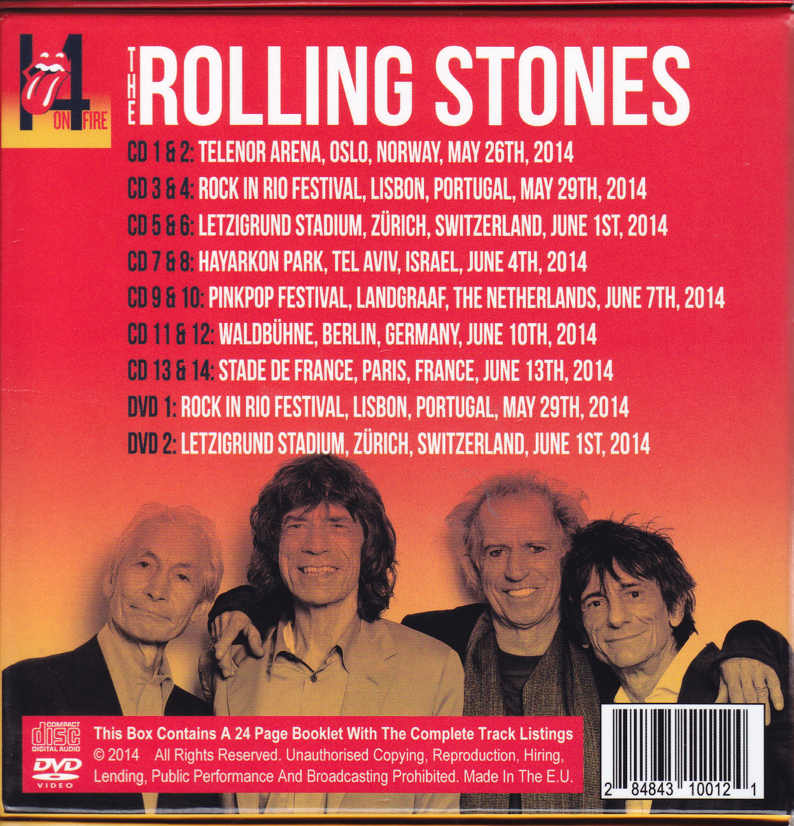 Rolling Stones / 14 On Fire / 14CD+2Bonus DVD Box Sets – GiGinJapan