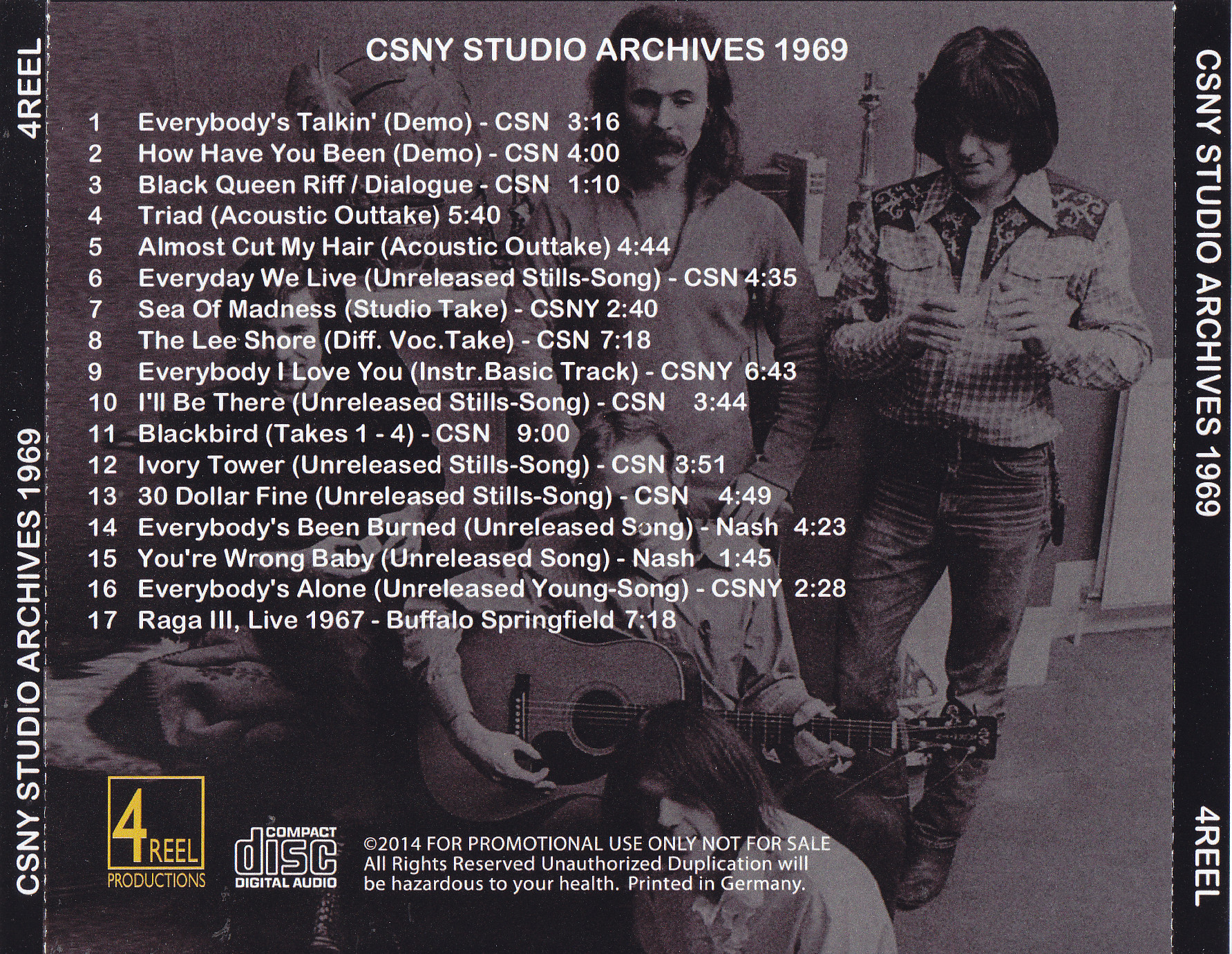 Crosby Stills, Nash & Young / Studio Archives 1969 / 1CD – GiGinJapan