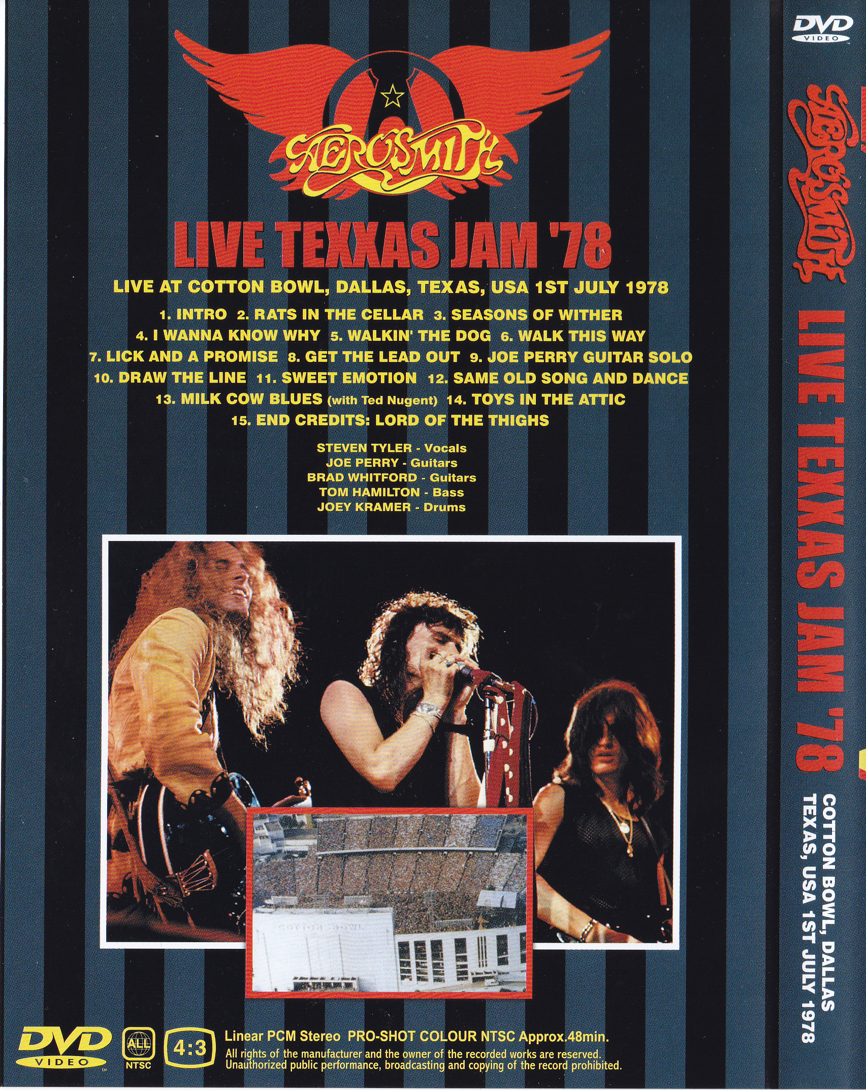 Aerosmith / Live Texxas Jam 78 / 1DVD – GiGinJapan