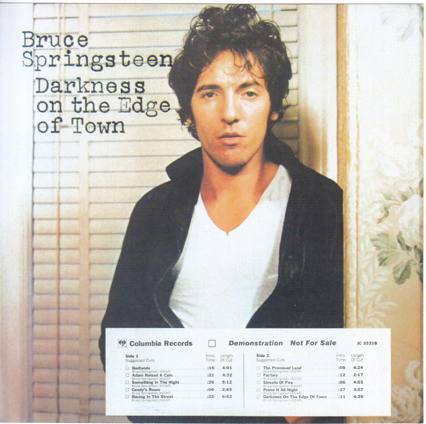 Bruce Springsteen / Darkness On The Edge Of Town / 1CDR – GiGinJapan