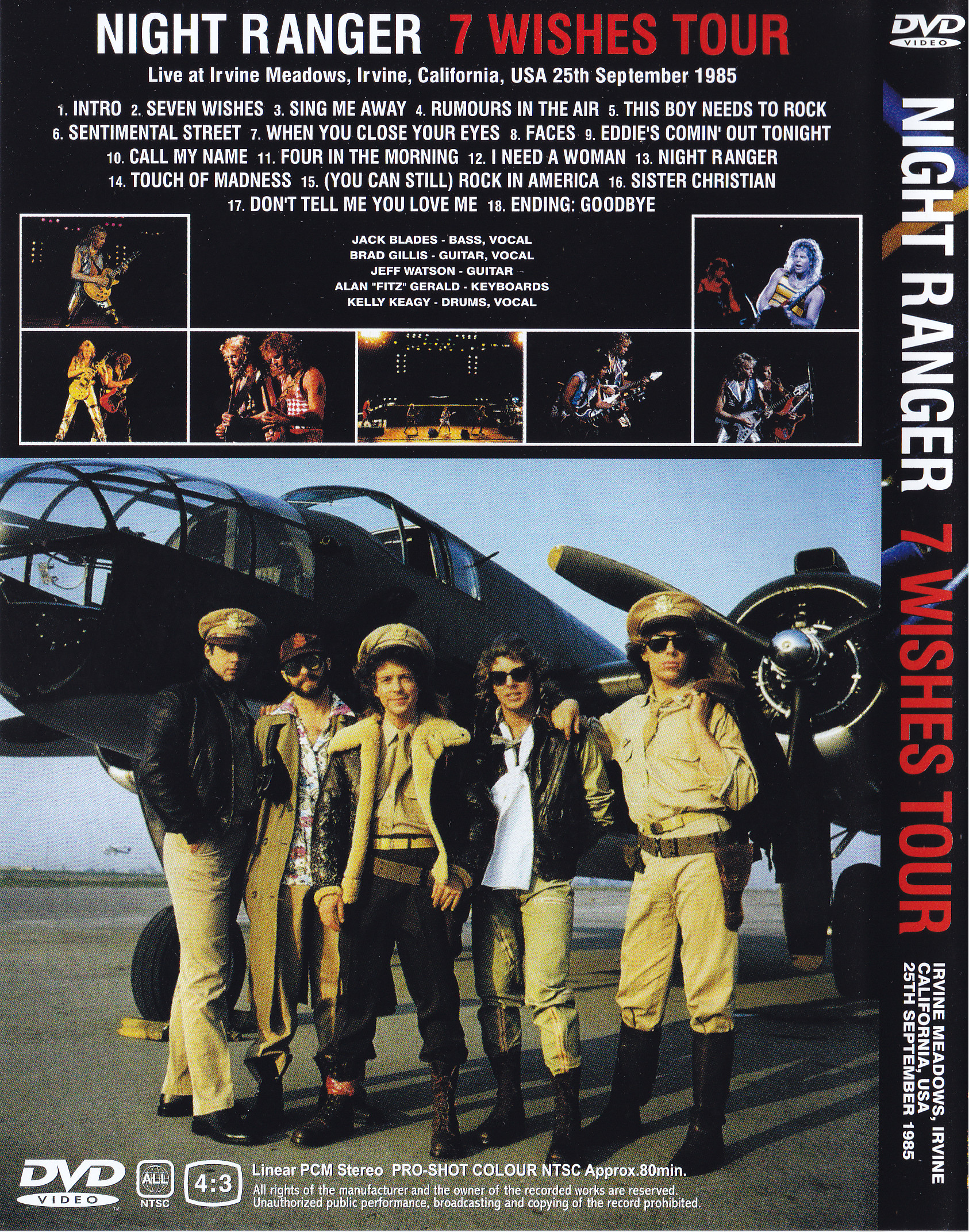 Night Ranger / 7 Wishes Tour / 1DVD – GiGinJapan