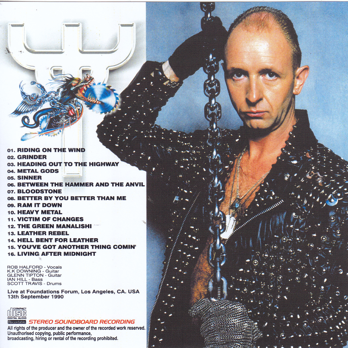 Judas Priest / Foundations Forum 90 / 1CDR – GiGinJapan