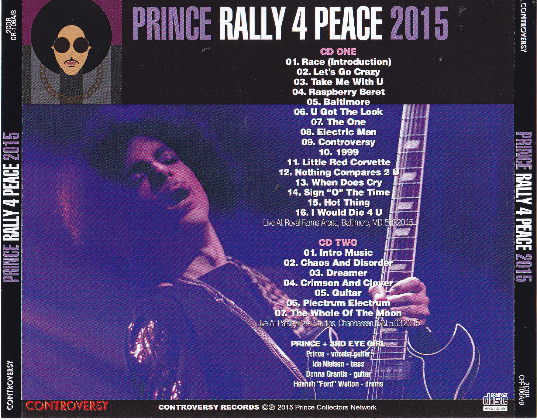 Prince / Rally 4 Peace 2015 / 2CDR – GiGinJapan