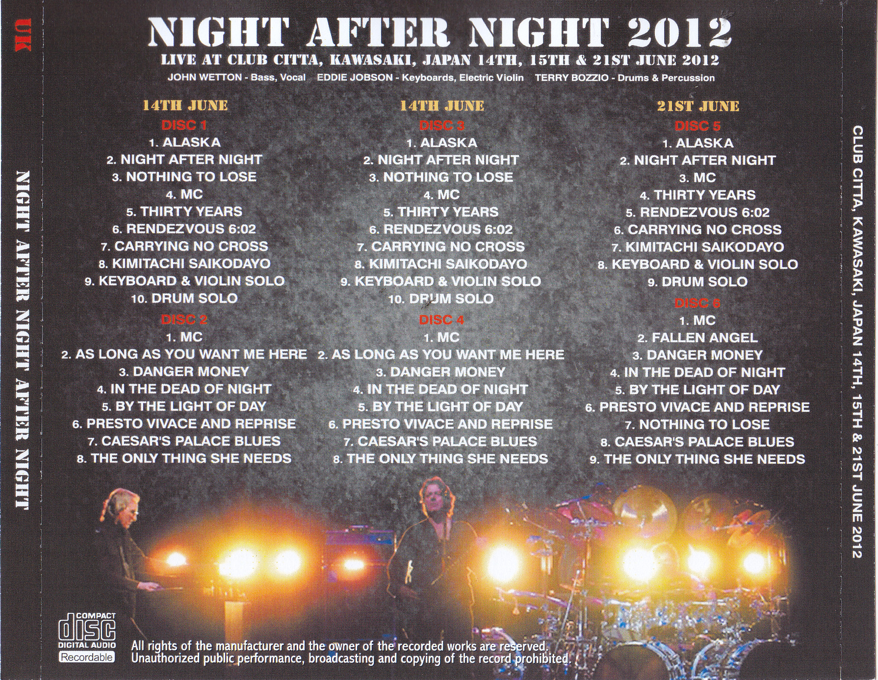 UK / Night After Night After Night / 6CDR – GiGinJapan